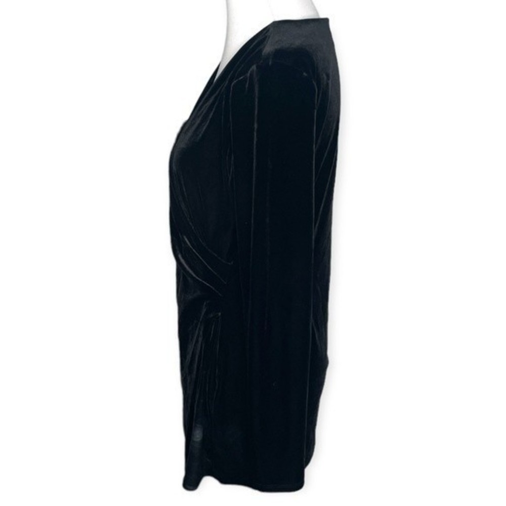 White House Black Market Velvet Long Sleeve Mini Dress - Picture 3 of 9